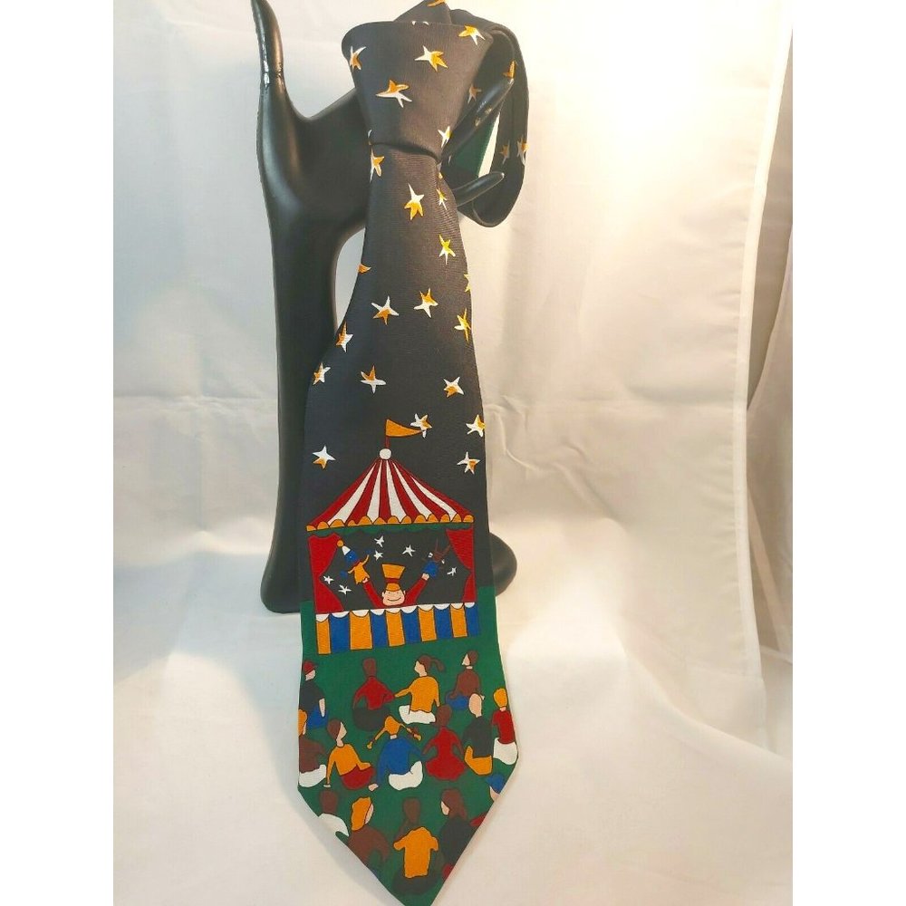 Save The Children WORLD OF IMAGINATION Neck TIE Silk BILL Age 12 Puppet theater
